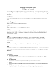 Example concept sheet research funding rats are a nuisance, but also a a concept paper is also an effective way of gaining funds for a project from. Research Grant Concept Paper