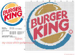 Maybe you would like to learn more about one of these? Burger King Fast Food Logo Free Cross Stitch Pattern Free Cross Stitch Patterns Simple Unique Alphabets Baby