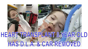 Seriously Ill Heart Transplant 8 Year Old Boy Has Dla Stopped On Complet Heart Transplant 8 Year Old Boy 8 Year Olds