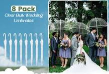 Amazon.com: 8 Pack Clear Bubble Umbrella Wedding, High ...