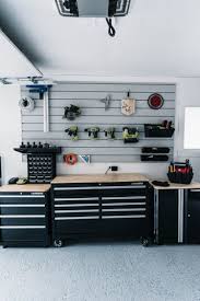 Our Garage Workshop Reveal Lemon Thistle Small Garage Garage Workshop Garage