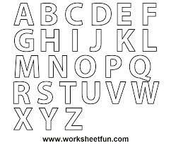 They cover all three levels: Free Printable Alphabet Coloring Pages A Z Coloring Home