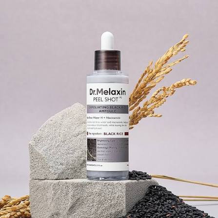 ✨ El shot que tu piel estaba pidiendo. Dr. Melaxin Peel Shot de la línea Arroz Negro exfolia suavemente, renueva tu piel y revela un glow natural sin sensación agresiva. 🌾💧 Ideal