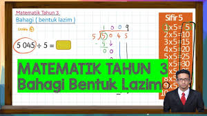 45 bahagi 9 preview this quiz on quizizz. Matematik Tahun 3 Bahagi Bentuk Lazim Youtube