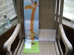 details about toys r us exclusive geoffrey birthday club growth chart with date stickers