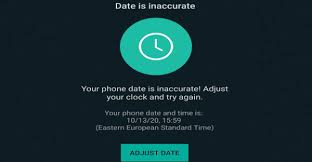 You can also add notes on how long the error lasted. Fix Whatsapp Error Phone Date Is Inaccurate On Android Technipages