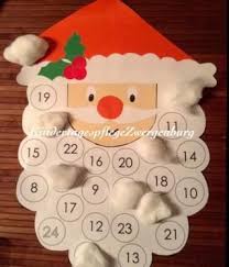 Adventskalender Mit Watteballchen Ist Der Bart Fertig Dann Kommt Der Weihnachtsmann Adventkalender Adventskalender Adventskalender Basteln