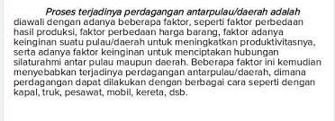 Check spelling or type a new query. Ceritakanlah Proses Terjadinya Perdagangan Antarpulau Dan Daerah Brainly Co Id