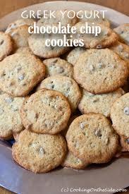 Recipe Greek Yogurt Chocolate Chip Cookies Cooking On The