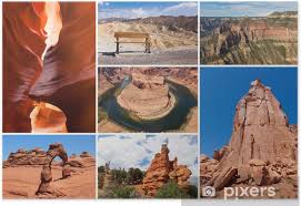 Amerika fordert gleichbehandlung der palästinenser. Poster Usa Westkuste Nationalparks Landschaft Collage Pixers Wir Leben Um Zu Verandern