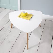 Malme Extra Large Side Table In White And Natural Pine Noa And Nani