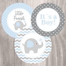 Maybe you would like to learn more about one of these? Blue Elephant Baby Shower Printable Centerpieces Blue And Etsy