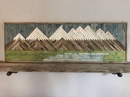 Grand Teton Mountains Reclaimed Wood Wall Art Reclaimed Wood Wall Art Wood Wall Art Barn Wood Art