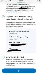 Deutsche bank duisburg zip code (plz): Geht Das Geld Verloren Bank Paypal