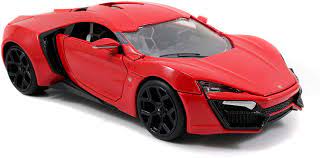 Jada Toys Fast Furious Lykan Hypersport Diecast Vehicle 1 24 Scale Red Lykan Hypersport Jada Toys Diecast
