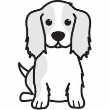 Cartoon Drawing Of Cavalier King Charles Spaniel Google Search Cavalier King Charles Dog Dog Template King Charles Dog