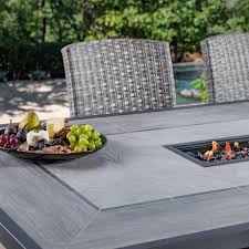 Parson 7 Piece Fire Outdoor High Dining Set