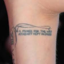 1 great pictures of angel quotes for tattoos. Celebrity Quote Tattoos Steal Her Style