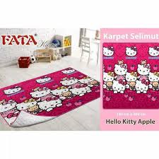 089698772278 telp / sms : Tkrpt 26 0 0 Karpet Bulu Motif Anak Fata Hello Kitty Apple 160x200 Cm Tikar Karpet Shopee Indonesia