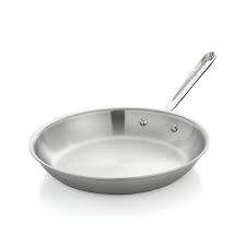 All Clad D5 10 Brushed Stainless Steel Fry Pan Reviews Crate And Barrel Brushed Stainless Steel Gas And Electric Stainless Steel