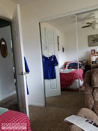 Unique mirrored closet doors, title: Stanley Monarch Safety Mirror 3 Panel Sliding Glass Doors In Bedtoom Swisco Com