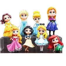 11 1/2'' h from pet and smoke free environment new with boxdisney princess report. Disney Princess Set Of 8 Qposket Chibi Elsa Belle Jasmine Ariel Snow White Rapunzel Cinderella Cake Topper Toys Games Toys On Carousell