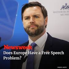 J.D. Vance recently said that "in Britain and across Europe, free speech, I  fear, is in retreat." Now, Newsweek explores the wider debate surrounding  the state of free speech. Read more ⬇️
