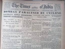 Establishment of The Times of india ...