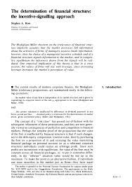 Kerugian piutang (bad debt expense) 7. Pdf The Determination Of Financial Structure The Incentive Signaling Approach