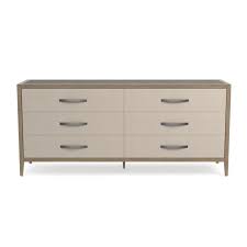 Check spelling or type a new query. Bassett Dressers Modern Emilia 2785 0237 6 Drawer Dresser Chai Grey Ivory Shagreen 6 Drawers From Luxilon Furniture