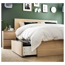 Malm Bettgestell Hoch Mit 4 Schubladen Eichenfurnier Weiss Lasiert Ikea Deutschland High Bed Frame Malm Bed Frame Malm Bed