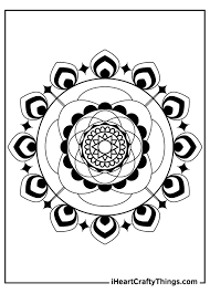 Mandala coloring pages easy & simple advanced mandala flower coloring sheets geometric & more free printable coloring pages.mandala coloring pages. Printable Mandala Coloring Pages Updated 2021