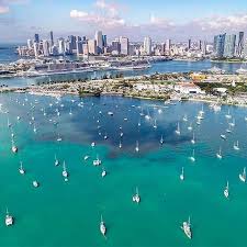 Miami Views The Port Of Miami Is Known As The Cruise Capital Of The World Serving Almost Five Million Passengers Annually Drone Trooper Miamibeach Miami