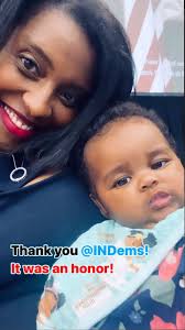 It was an honor to offer the invocation at the Indiana Democratic State  Convention @indems yesterday. Baby girl stole the show and rubbed shoulders  with big wigs! 😍😍 Her/our 1st convention! 💙❤️ Thanks ...