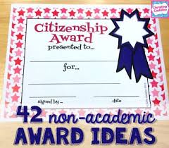 Non Academic Award Ideas Academic Awards Award Ideas Classroom Awards
