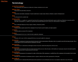 The Terminology Section Helps The Reader To Understand Terms