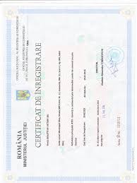 Contextual translation of codul unic de inregistrare into english. Certificat Inregistrare 68405