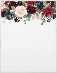 Pin By Ashley Bethell On Wallpapers In 2020 Watercolor Flower Background Flower Border Watercolor Flowers