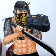Garena free fire logo drawing رسمة فري فاير youtube. How To Draw Bundle Letda Hyper From Garena Free Fire