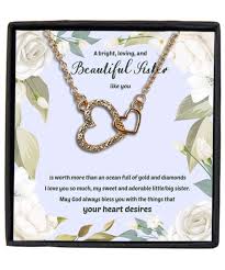 However, nearly colorless diamonds can top prices of $10,000 per carat. Amazon Com Sister To Sister Heart Necklace A Bright Loving And Beautiful Sister Like You Is Worth More Than An Ocean Full Of Gold And Diamonds Inspirational Jewelry For Sisters From Sibling