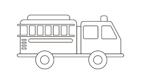 Fire Truck Coloring Book Transportation Graphic By Deemka Studio Creative Fabrica
