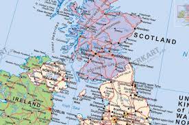 Surprisingly, the border just pops up away from berwick. Map Shows Independent Scotland As Part Of The European Union In 2019 With Uk Left Out