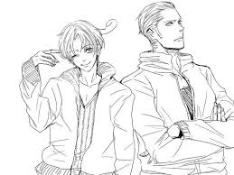 Pin By Kimi Kiss On Coloring Pages Hetalia Anime Male Sketch