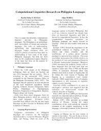 Research meaning in tagalog, meaning of word research in tagalog, pronunciation, examples, synonyms and similar words for research. Https Www Aclweb Org Anthology P00 1074 Pdf