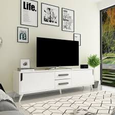 Decorotika Tex Tv Unitesi Beyaz Tekzen
