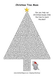 We've got something for all ages below. Christmas Tree Maze 1 Christmas Maze Christmas Worksheets Christmas Puzzle