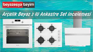 Gerçekten çok iyi aynı anda üç farklı ürünü pişirdim lezzetler birbirine karışmadan çok. Arcelik Beyaz 3 Lu Ankastre Set Incelemesi Beyazesyabayim Com Youtube