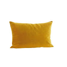 Housse De Coussin En Velours Moutarde 30x50cm Pas Cher Achat En Ligne Zodio