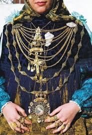 Gold Emprendada From Ibicencan Women Traditional Outfits Traditional Jewelry National Clothes