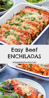 Easy Beef Enchiladas Recipe Easy Beef Enchiladas Mince Recipes Dinner Minced Beef Recipes Easy